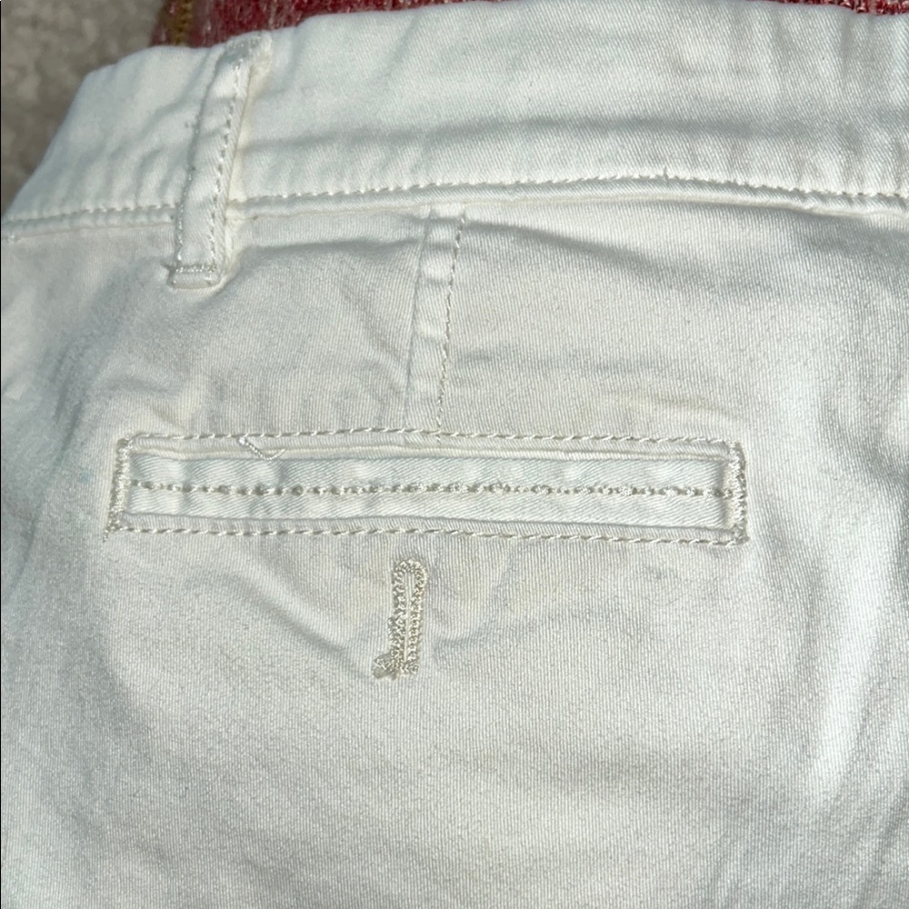anthropologie Pilcro and the Letterpress White Bermuda Shorts Classic Style - Picture 9 of 11